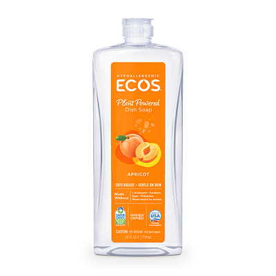 ECOS Dish Soap Apricot Front