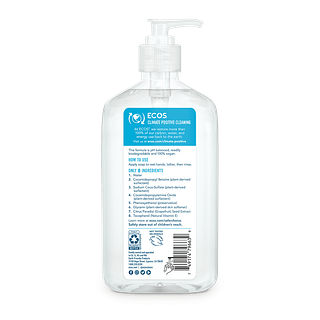 ECOS Hand Soap Free & Clear Back