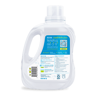 ECOS Laundry Detergent With Enzymes Free & Clear Back
